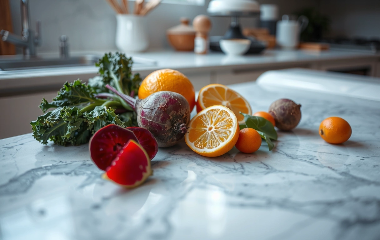 Vibrant fresh vegetables